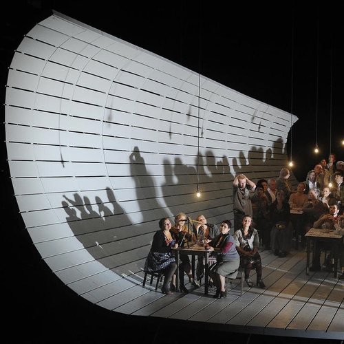 Guillaume Tell | Gioachino Rossini | Saarländisches Staatstheater Saarbrücken | premiere: 10. September 2017 | conductor: Sébastien Rouland, director: Roland Schwab, stage: Piero Vinciguerra, costumes: Gabriele Rupprecht | pictures © Martin Kaufhold